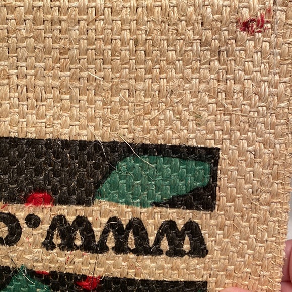 Cafe Britt Costa Rica Jute Eco friendly Shopping bag - 17” x 15” - Picture 5 of 7